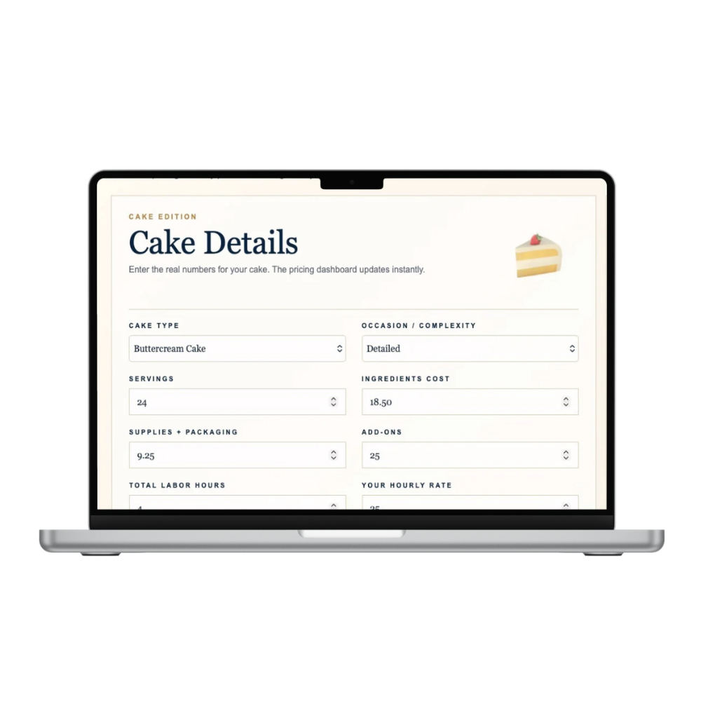 Cake Pricing Calculator
